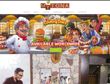 Tablet Screenshot of mytona.com